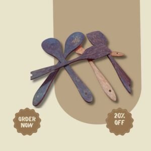 Coconut wood spoon